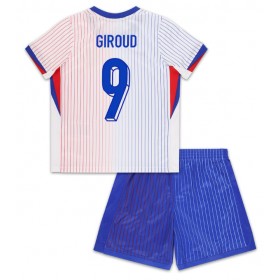 Frankreich Olivier Giroud #9 Auswärtstrikot EM 2024 Kurzarm (+ kurze hosen)